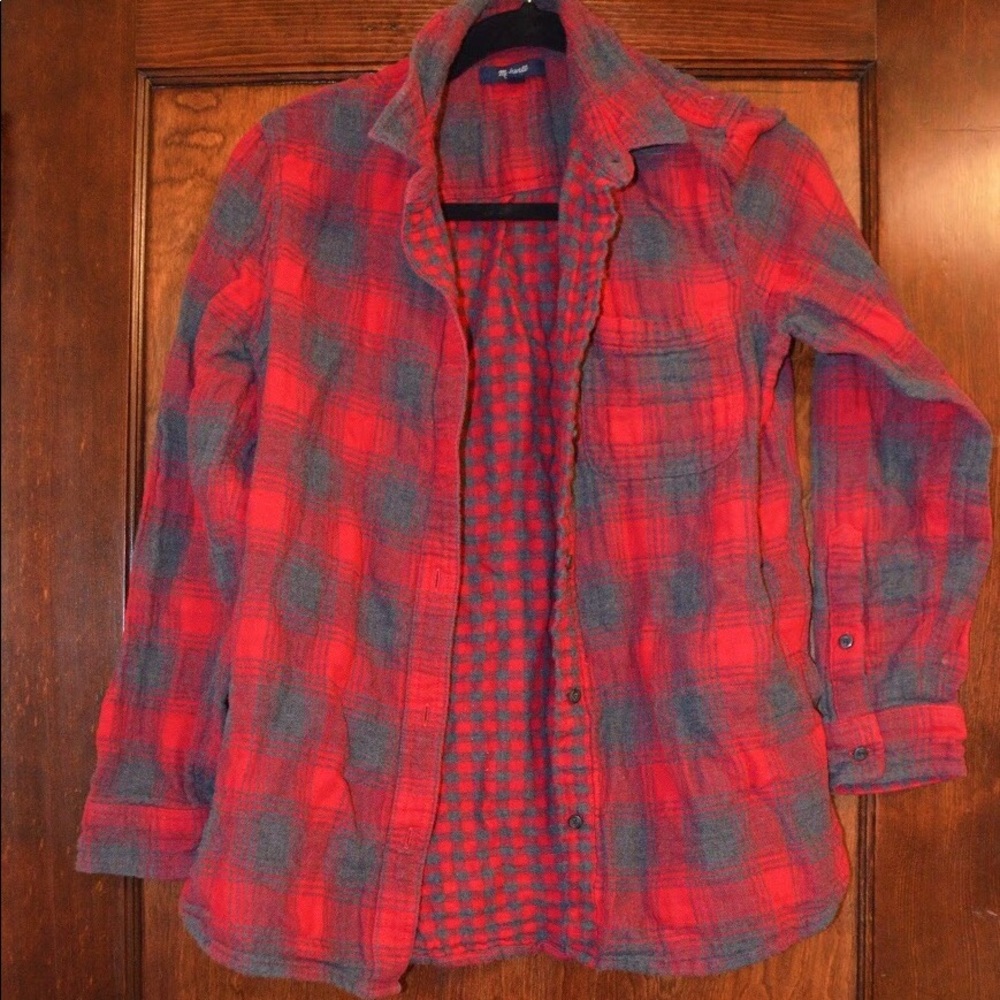 Red flannel shirt
